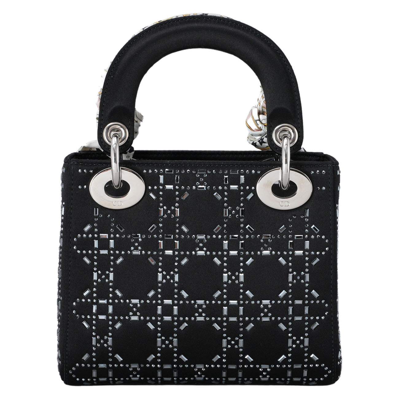 CHRISTIAN DIOR(USED)크리스찬 디올 시즌 새틴 레이디 백 미니